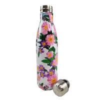 Garrafa Termica Estampada Flores Inox 500ml Floral Florido Dia A Dia Treino Caminhada Academia Traba - 6