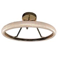 Luminaria Anel Cristal 3 Em 1 Led Lustre Pendente Arco Perfil Infinito Recepçao Sala De Jantar Quart - 8