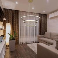 Luminaria Pendente 3 Em 1 Led Aneis Arco Perfil Infinito Lustre Ajustavel Regulavel Sala De Jantar Q - 5