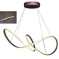 Lustre Arco Infinito Luminaria Aneis 3 Em 1 Led 49w Pendente Quarto Sala De Jantar Recepçao Residenc - 8