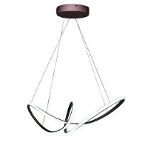 Lustre Arco Infinito Luminaria Aneis 3 Em 1 Led 49w Pendente Quarto Sala De Jantar Recepçao Residenc - 9