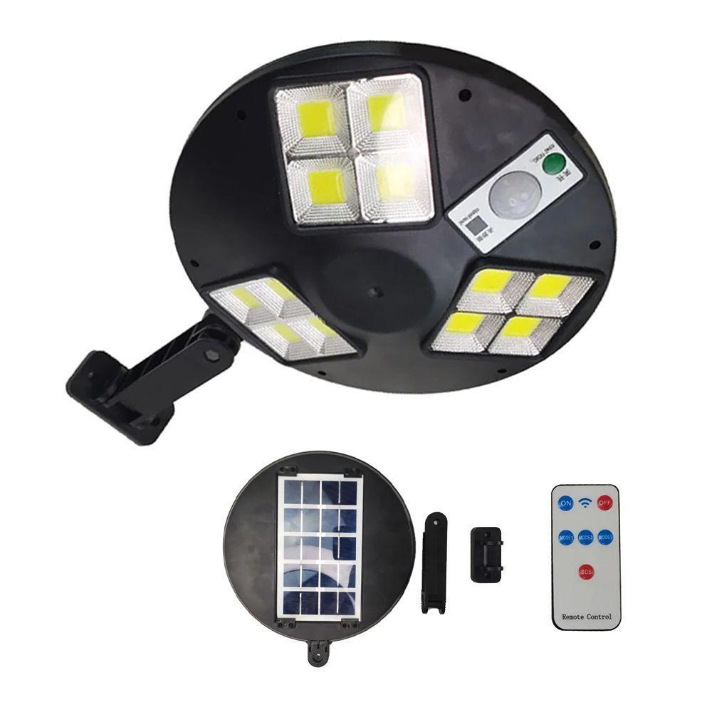 Luminaria Solar Sensor Movimento Presença Led Controle Iluminaçao Automatico Casa Empresa Rua Jardim - 1