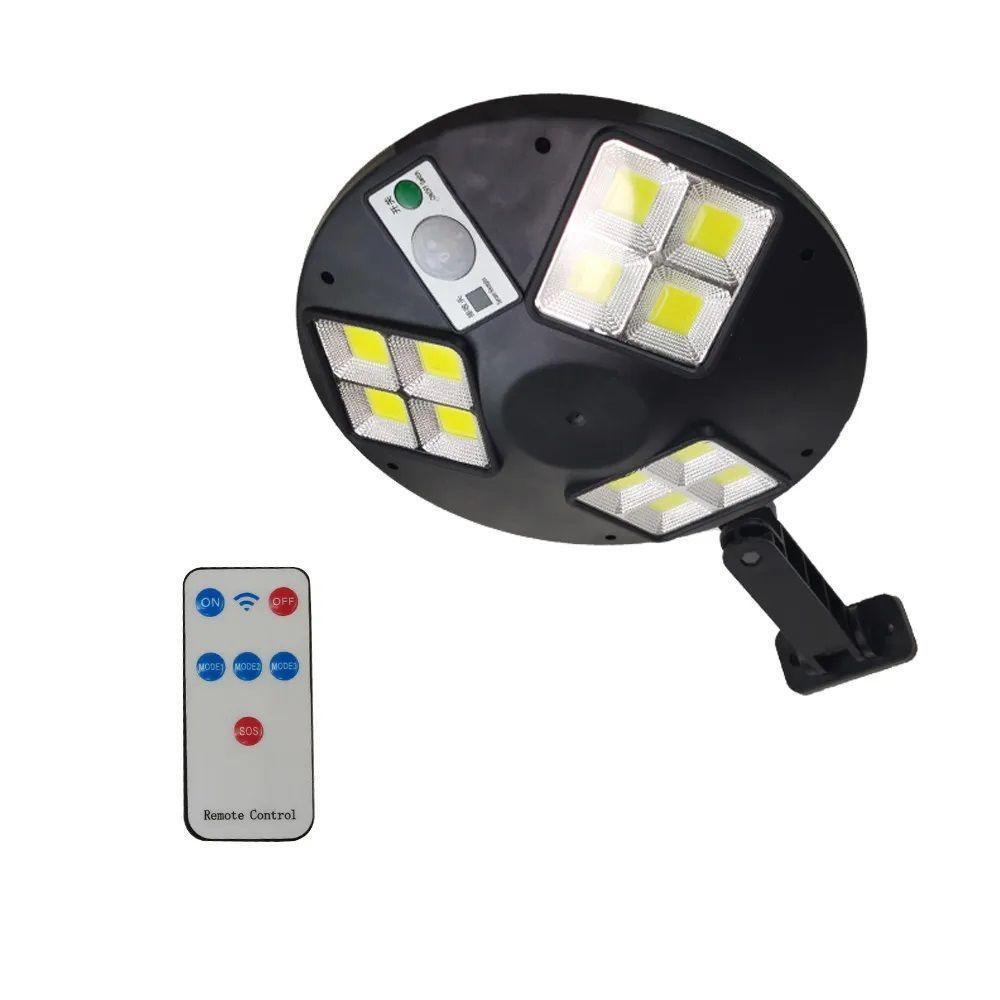 Luminaria Solar Sensor Movimento Presença Led Controle Iluminaçao Automatico Casa Empresa Rua Jardim - 5