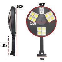 Luminaria Solar Sensor Movimento Presença Led Controle Iluminaçao Automatico Casa Empresa Rua Jardim - 6