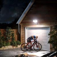 Luminaria Solar Sensor Movimento Presença Led Controle Iluminaçao Automatico Casa Empresa Rua Jardim - 8