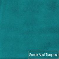 Kit Diva Recamier Vanessa 185cm Lado Esquerdo E 01 Poltrona Laura Suede Azul Turquesa - 8