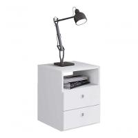 Quarto Juvenil C- Cama 80 E Mesa De Cabeceira Tokio