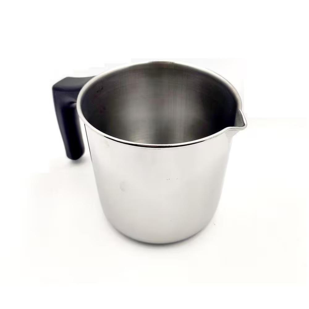 Fervedor Leiteira Para Fogão De Indução Aço Inox 650ml Panela Bule Chaleira Fogão Elétrico - 8