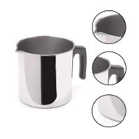 Fervedor Leiteira Para Fogão De Indução Aço Inox 650ml Panela Bule Chaleira Fogão Elétrico - 5