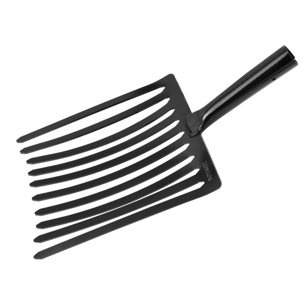 Forcado para Cascalho com 10 Dentes em Aço Sem Cabo - 4