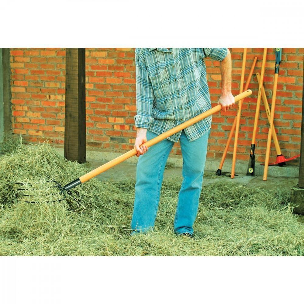 Forcado Reto de Arame com 4 Dentes em Aço 120 Cm - 3