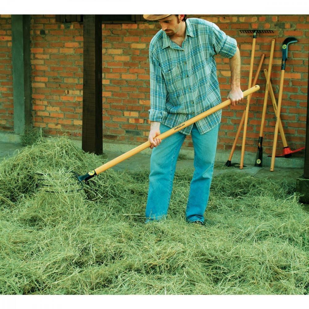 Forcado Reto de Arame com 4 Dentes em Aço Sem Cabo - 6