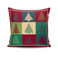 Kit C- 4 Almofadas Cheiass Natalinas Feliz Natal Fim De Ano 45cm X 45cm Com Refil