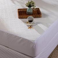 Protetor De Colchão Impermeável Branco Avulso King - Capa Protetora Para Cama Toque Macio - 1