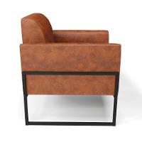 Kit 2 Poltronas Base Industrial Alta Preto Marisa Corano Nozes D03 - D\'rossi