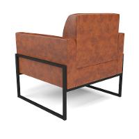 Kit 2 Poltronas Base Industrial Alta Preto Marisa Corano Nozes D03 - D\'rossi - 5