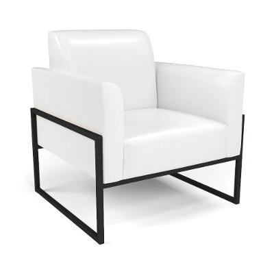 Poltrona Base Industrial Alta Preto Marisa Corano Branco D03 - D\'rossi