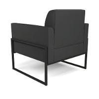 Poltrona Base Industrial Alta Preto Marisa Corino Preto D03 - D\'rossi