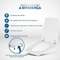 Assento Sanitário Plaza Visone Para Vaso Ideal Standard - 3