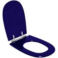 Assento Sanitário Paris Azul Cobalto Para Vaso Ideal Standard - 5