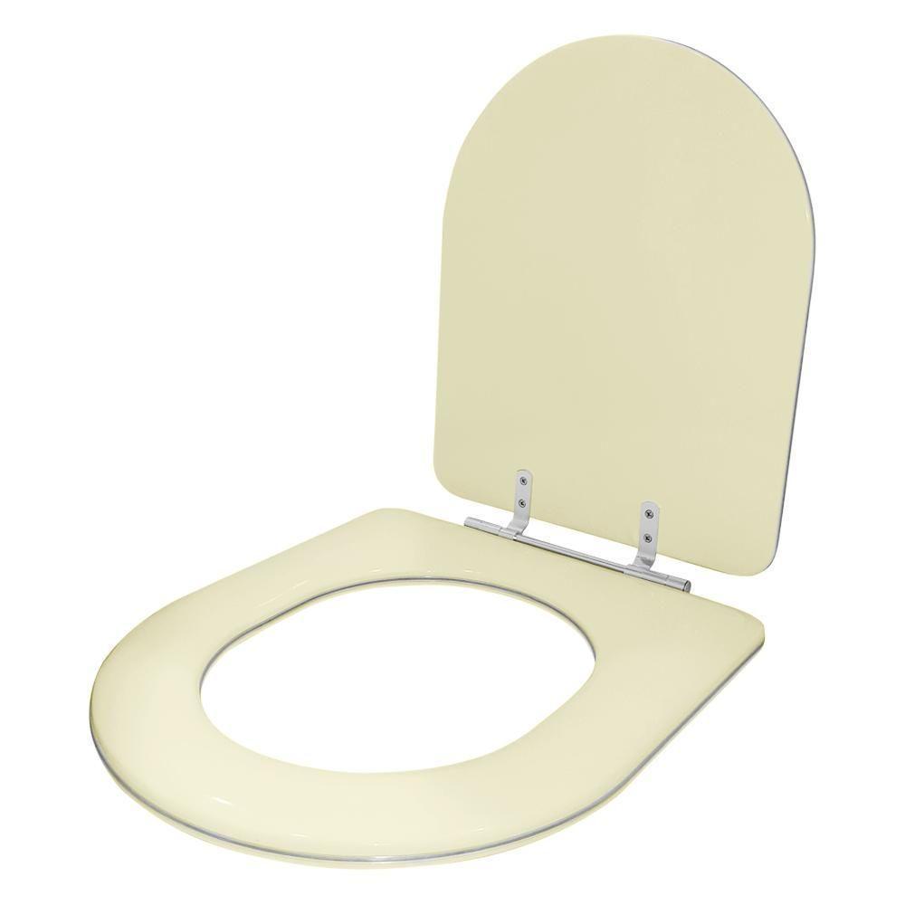 Assento Sanitario Almofadado Carrara Creme Para Vaso Deca - 6