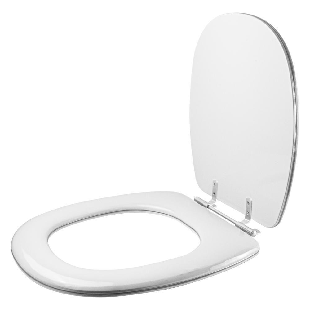 Assento Sanitário Almofadado Aspen Branco Para Bacia Deca - 6