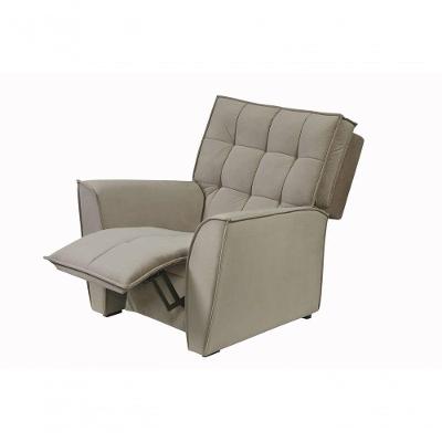 Poltrona Baruk Reclinavel 2 Estagios, Fixa Linho Bege Aveia
