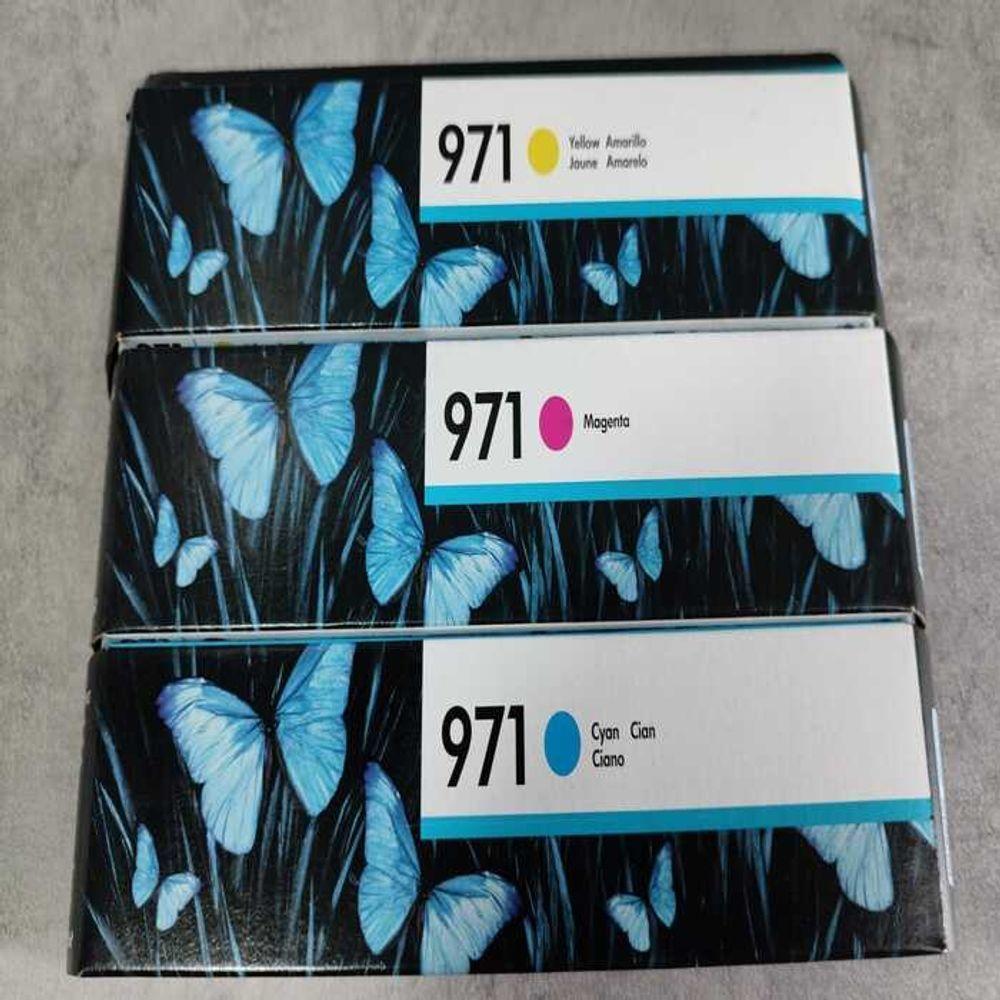 Cartucho Hp 971 Cores Conj 3 Cores - 1