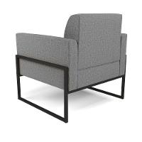 Poltrona Base Industrial Alta Preto Marisa Linho D03 - D\'rossi Cor A26 Grafite - 5