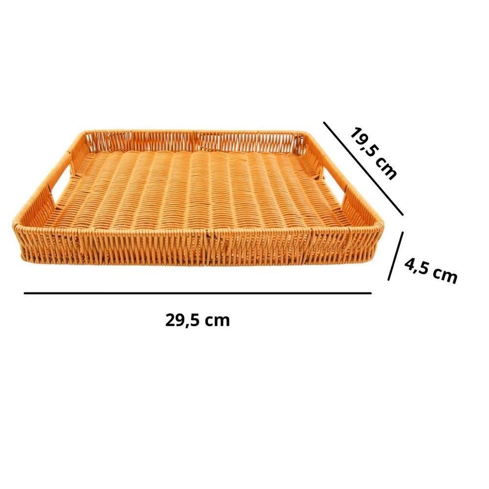 Bandeja Retangular Tipo Vime Clara 29,5x19,5x4,5cm - 3
