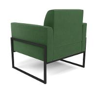 Kit 2 Poltronas Base Industrial Alta Preto Marisa Suede D03 - D\'rossi Cor Verde