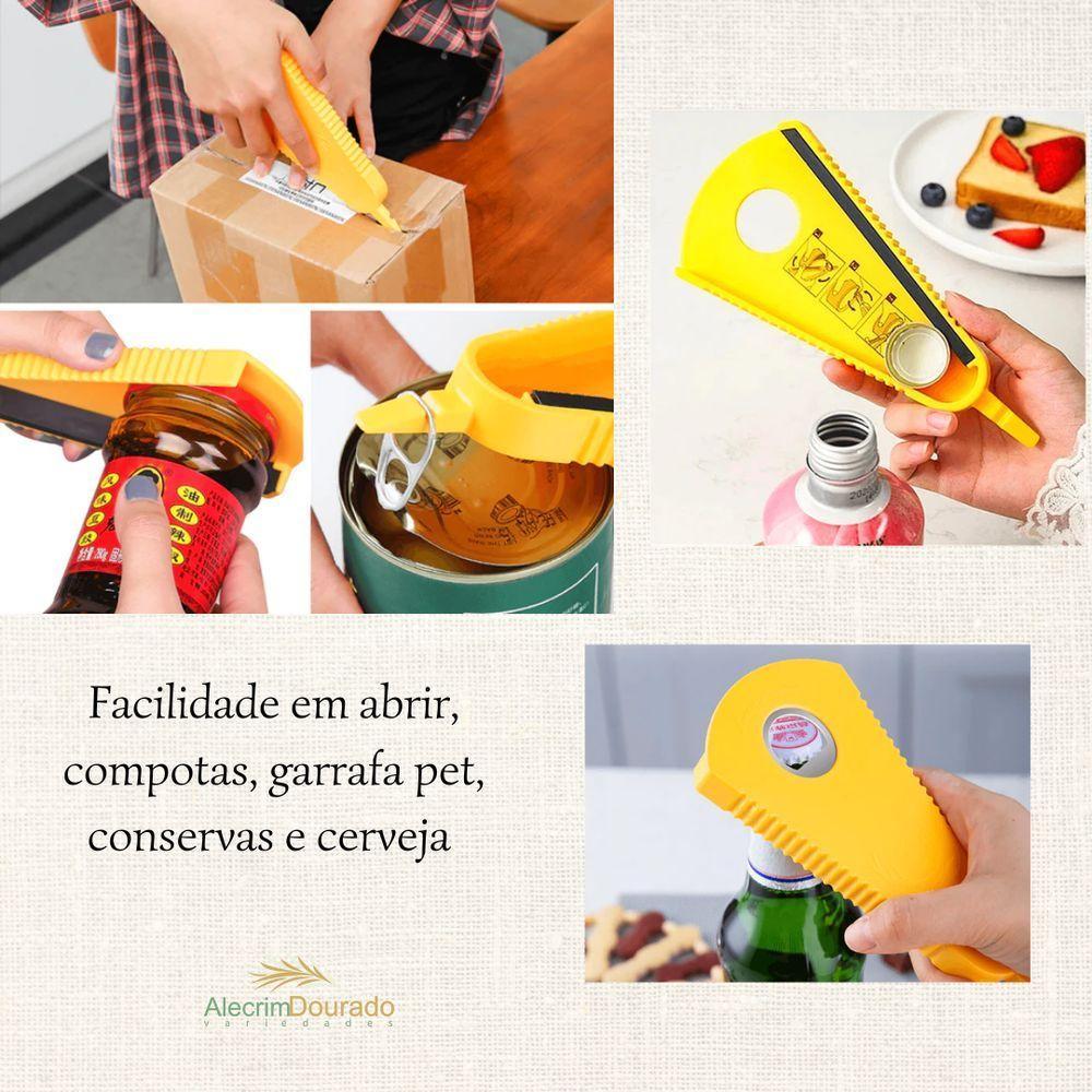 Abridor 5 Em 1 Garrafa Lata Pote Multiuso - 2