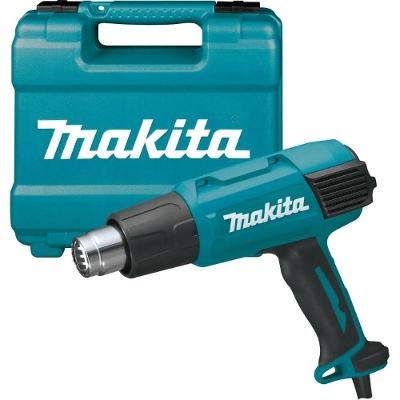 Soprador Térmico 1800w 600°c Com Maleta 2 Níveis De Temperatura E 3 Velocidades Hg6030k 220v Makita