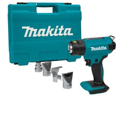 Soprador Térmico Lxt 18v 500°c Sem Fio Com Tubeiras Maleta Gancho Dhg180zk Makita
