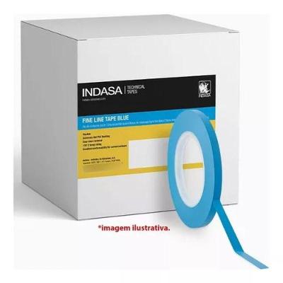 Fita De Contornos Filete Azul 6mmx55m - Indasa Premium