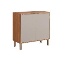 Balcão de Cozinha Modulado Divina c/2 Portas e Tampo 80 cm Freijo/Off White - MGM - 1