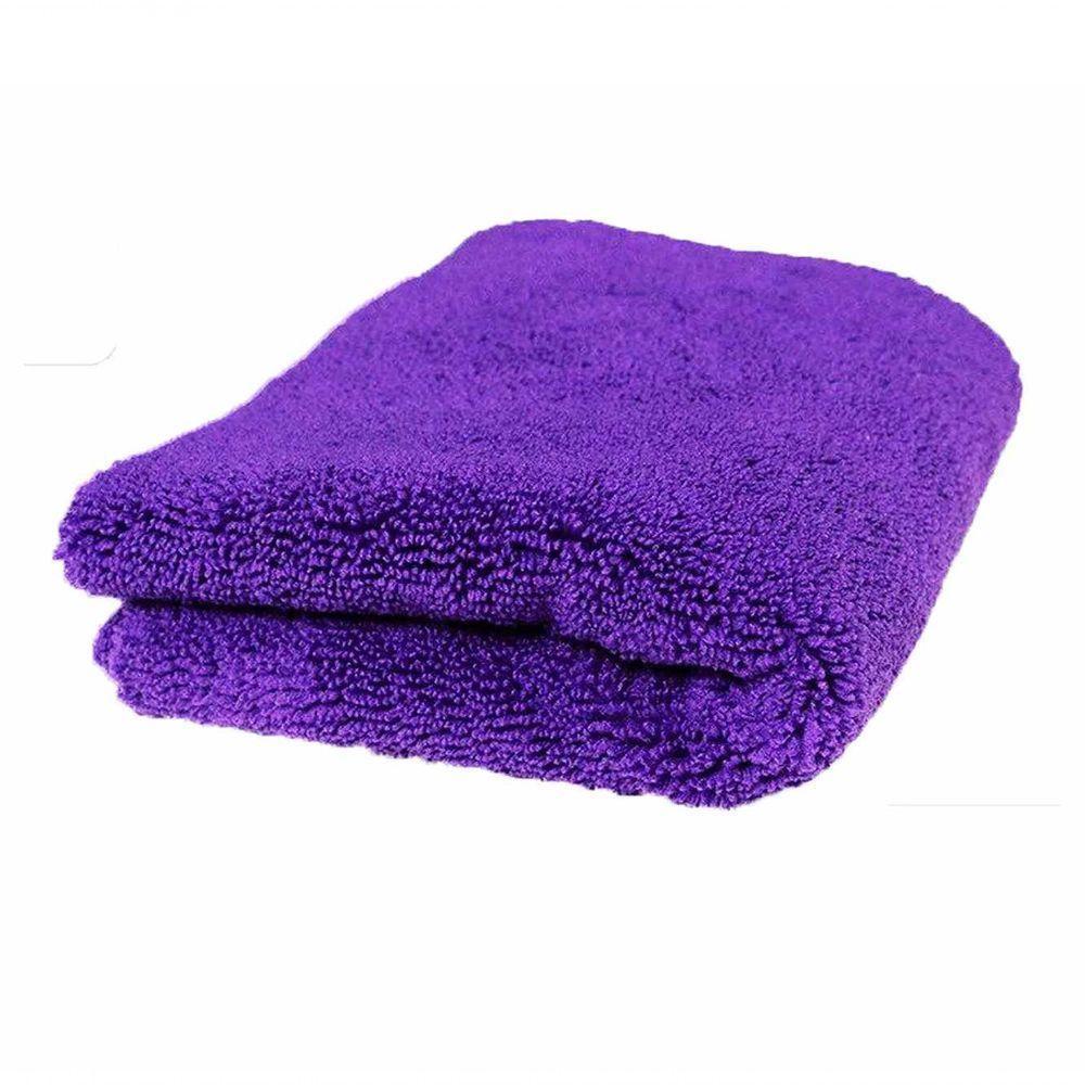 Kit Com 3 Flanela Microfibra Roxa 40x60cm 350gsm Zacs - 1