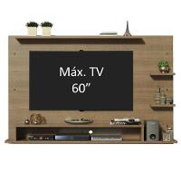 Painel Para Tv Até 60 Polegadas Madesa Alfa Com Prateleiras E Nichos - Rustic Rustic - 7