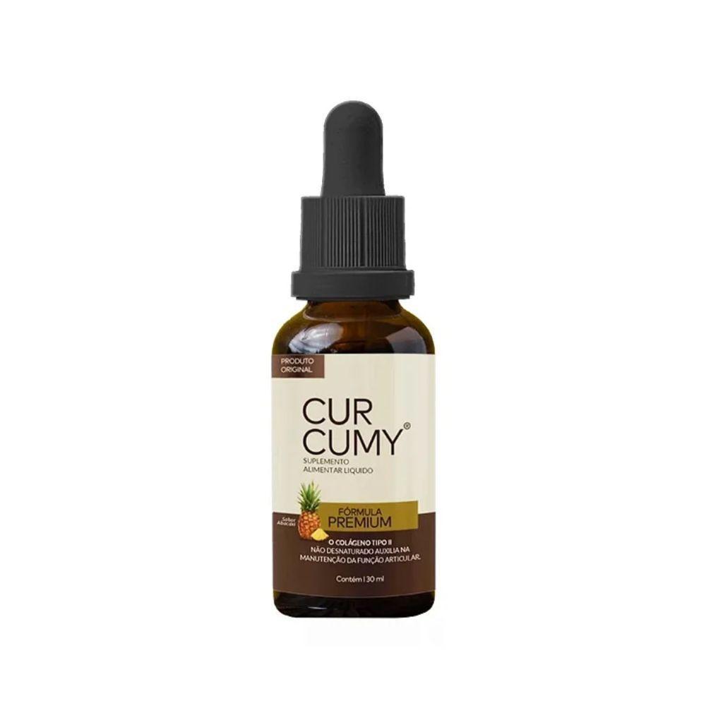 Curcumy - Cúrcuma, Colágeno Tipo Ii E Gengibre - 30ml 1 Mês - 1 Unidade - 1