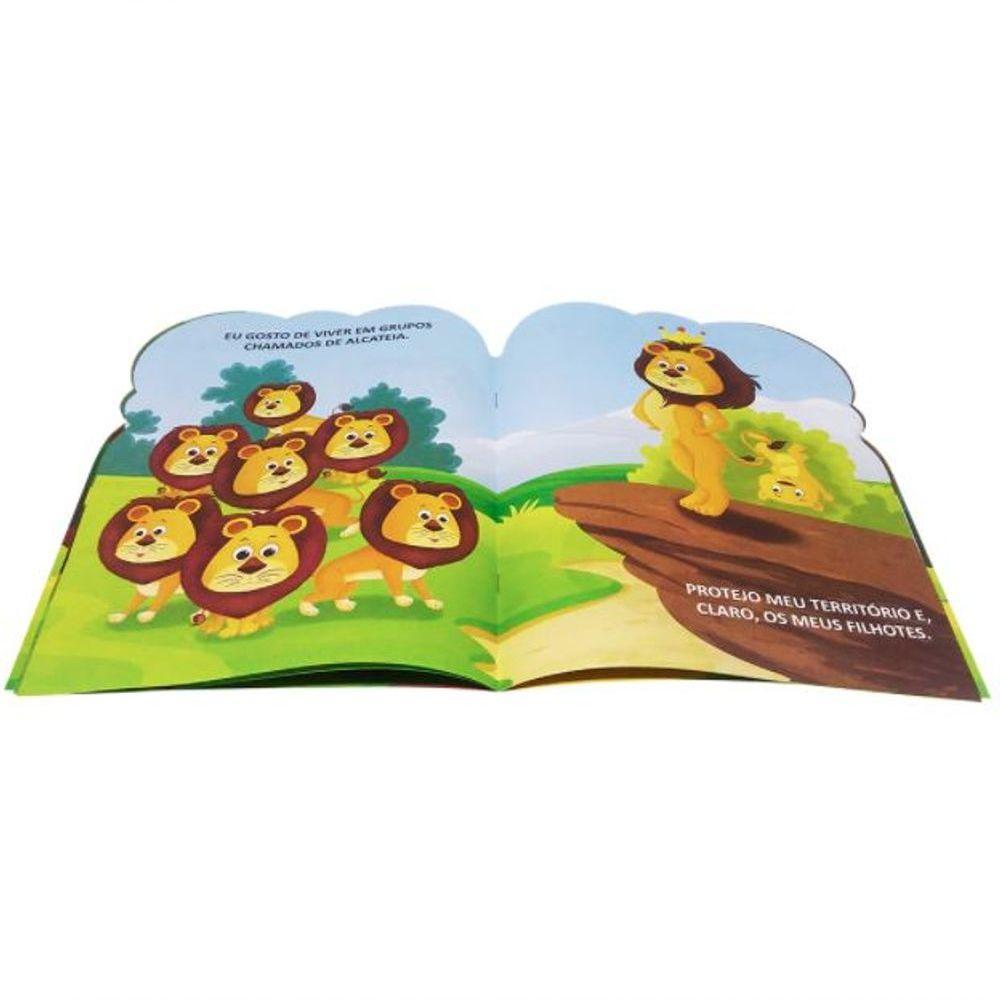 Livro Infantil Para Ler - Olha Quem Sou - Leão - 4