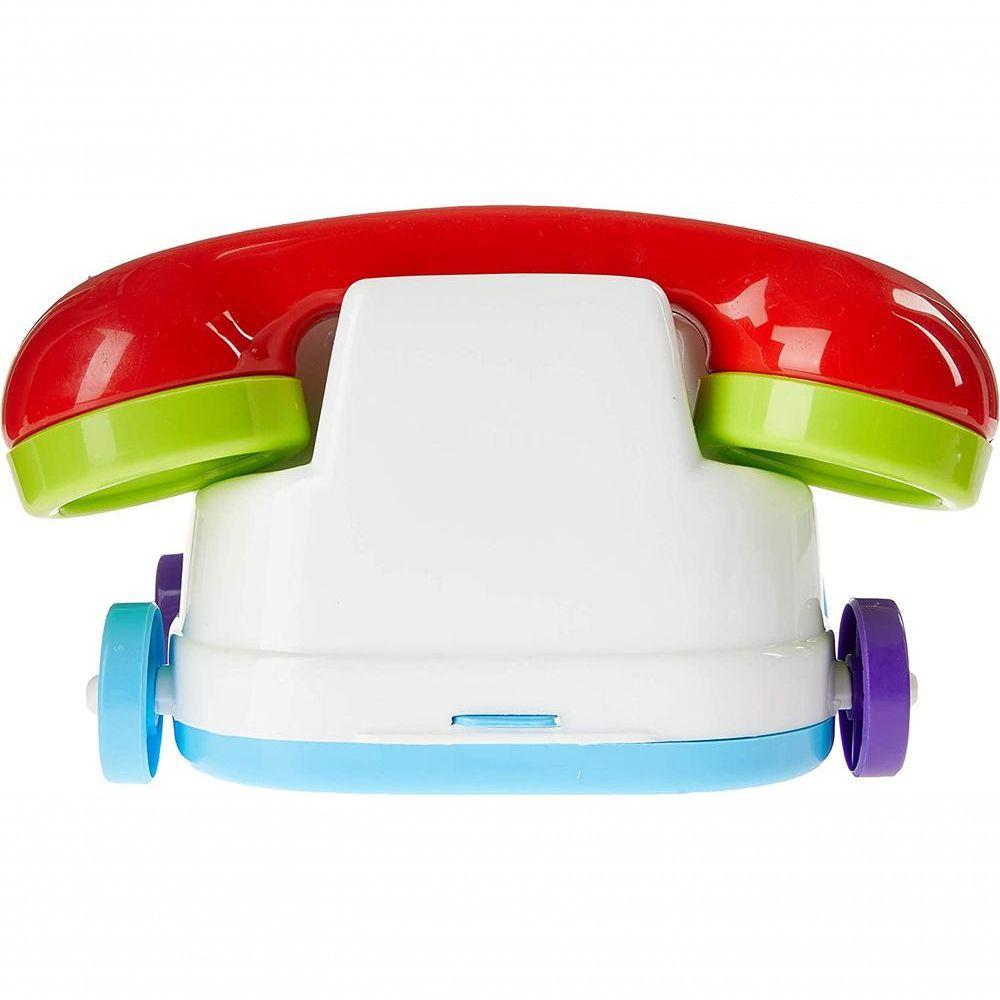 Telefone Infantil Brinquedo Educativo Para Bebe Com Cofrinho Cor:branco - 7