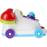 Telefone Infantil Brinquedo Educativo Para Bebe Com Cofrinho Cor:branco - 5