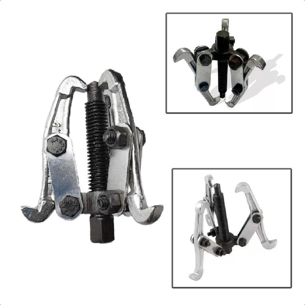 Sacador Polia E Rolamento Com 3 Garras Aço Carbono 03"pols - 1