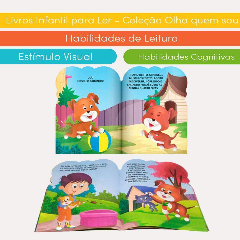 Kit Com 8 Livros Infantil Para Ler + 1 Livro De Colorir - 3