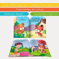 Kit Com 8 Livros Infantil Para Ler + 1 Livro De Colorir - 3