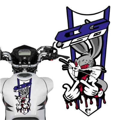 Adesivo Faixa Gravata Sem Resina Moto Cg 150/160 Pernalonga Azul Cor Cg 150