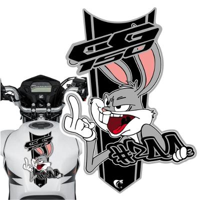 Adesivo Faixa Gravata Sem Resina Moto Cg 150/160 Pernalonga Preto Cor Cg 150