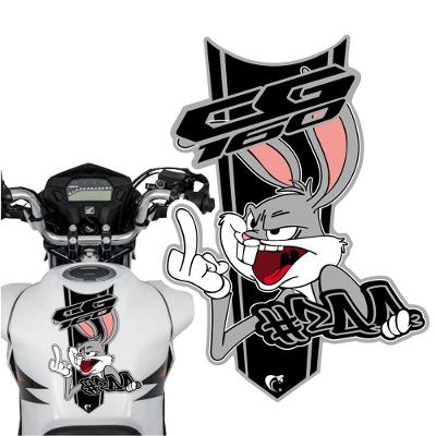 Adesivo Faixa Gravata Sem Resina Moto Cg 150/160 Pernalonga Preto Cor Cg 160