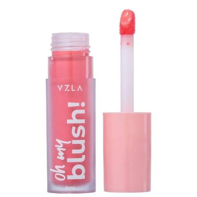 Vz Vizzela Cosméticos Oh My Blush Cor 03 Rouge Rose Blush Líquido 6ml