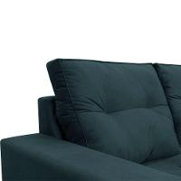 Sofá 2 Lugares Onix 1,80m Para Sala Confortavel Sued Herrero Cor:azul Marinho - 7